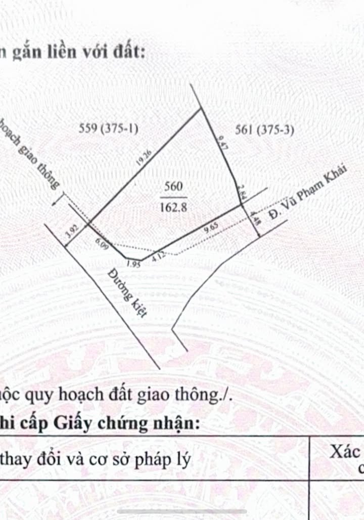 Đất ở Kiệt Chân Đồi, Thủy Xuân 162m² giá 3.2 tỷ - Vị trí đẹp, thương lượng tốt!