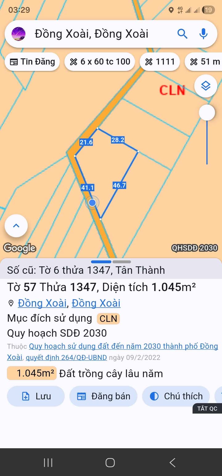 Đất nền 1000m² tại xã Tân Thành, huyện Bù Đốp - Giá chỉ 700 triệu!