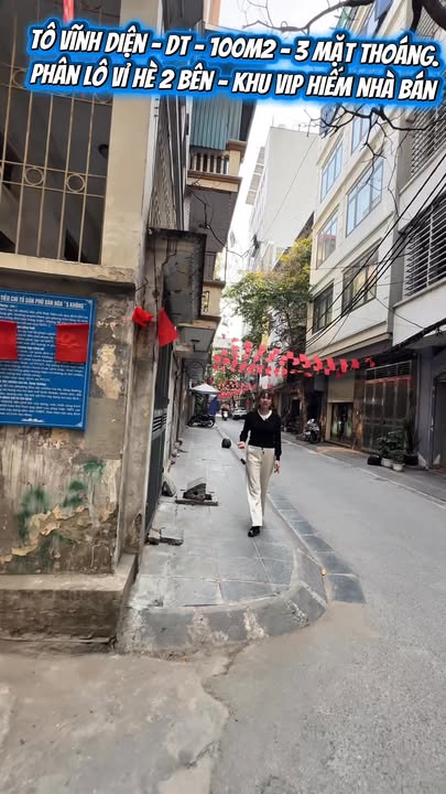 Bán đất Tô Vĩnh Diện 100m² - Ô tô tránh, phù hợp xây văn phòng