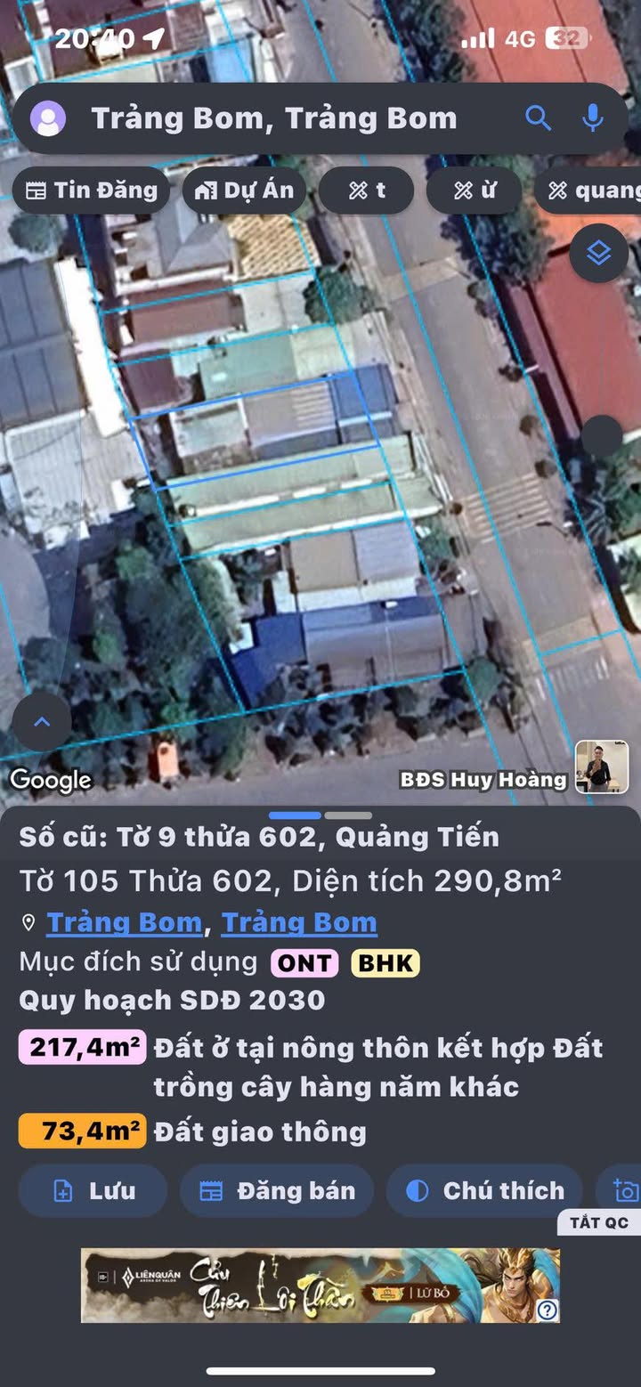 FrontHouse Trần Phú, Trảng Bom 320m² giá 8 tỷ - Đầu tư sinh lời ngay!