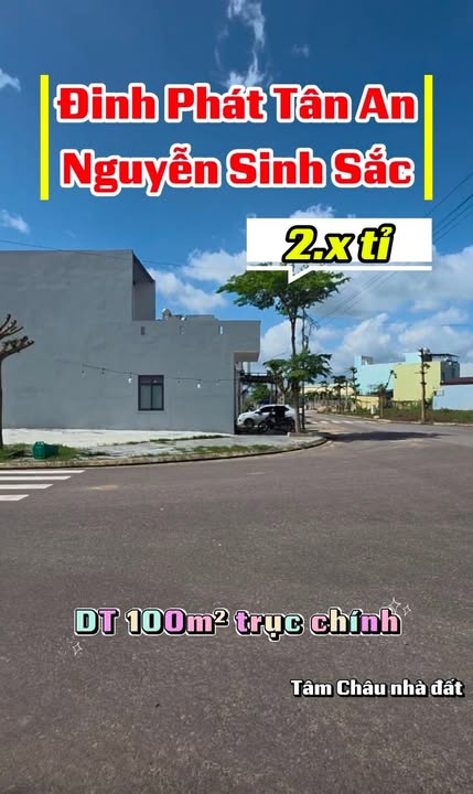 Bán đất mặt tiền khu Đinh Phát Tân An 100m² giá 2.x tỷ - Cơ hội đầu tư hấp dẫn!