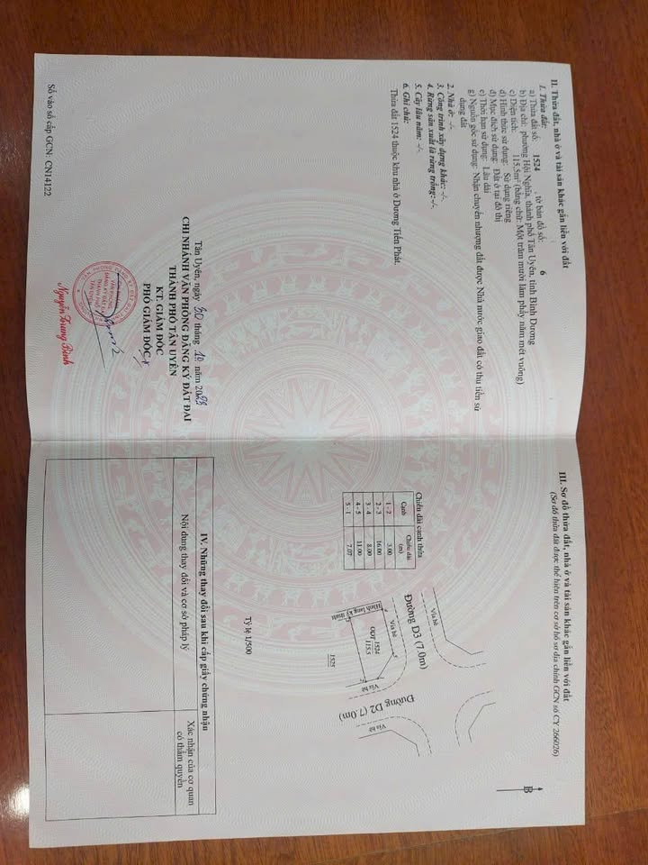 Đất nền Hội Nghĩa, Tân Uyên 115m² giá chỉ 2.25 tỷ - Bán gấp 2 mặt tiền!