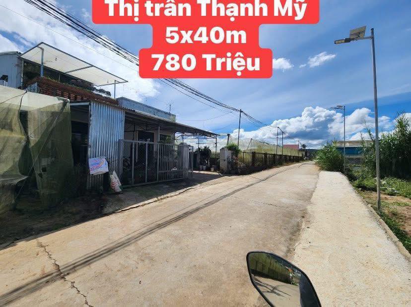 Đất thổ cư Thị trấn Thạnh Mỹ 200m² giá 780 triệu - Sổ hồng sẵn công chứng!