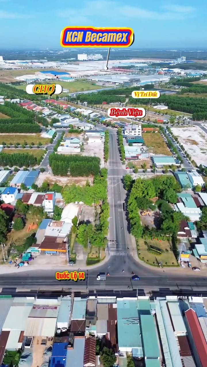 Đất nền Becamex TDC 3 - 125m² giá chỉ 890 triệu - Vị trí đắc địa gần KCN
