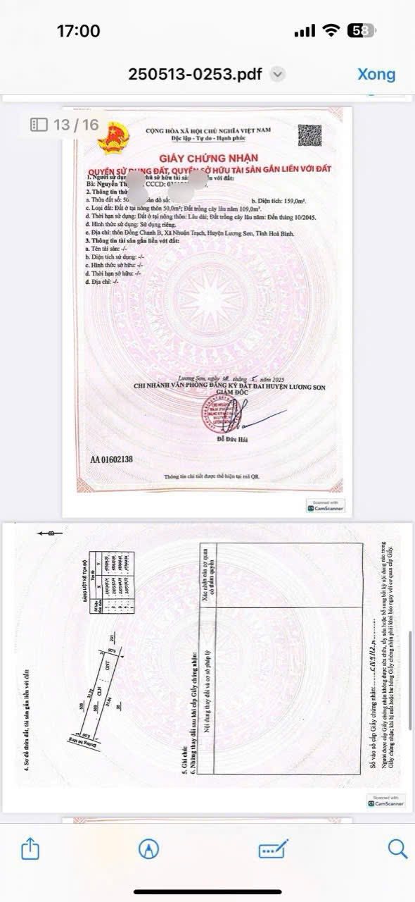 Đất nền Nhuận Trạch Lương Sơn 159m² giá chỉ 1.1 tỷ - Ô tô vào tận nơi!