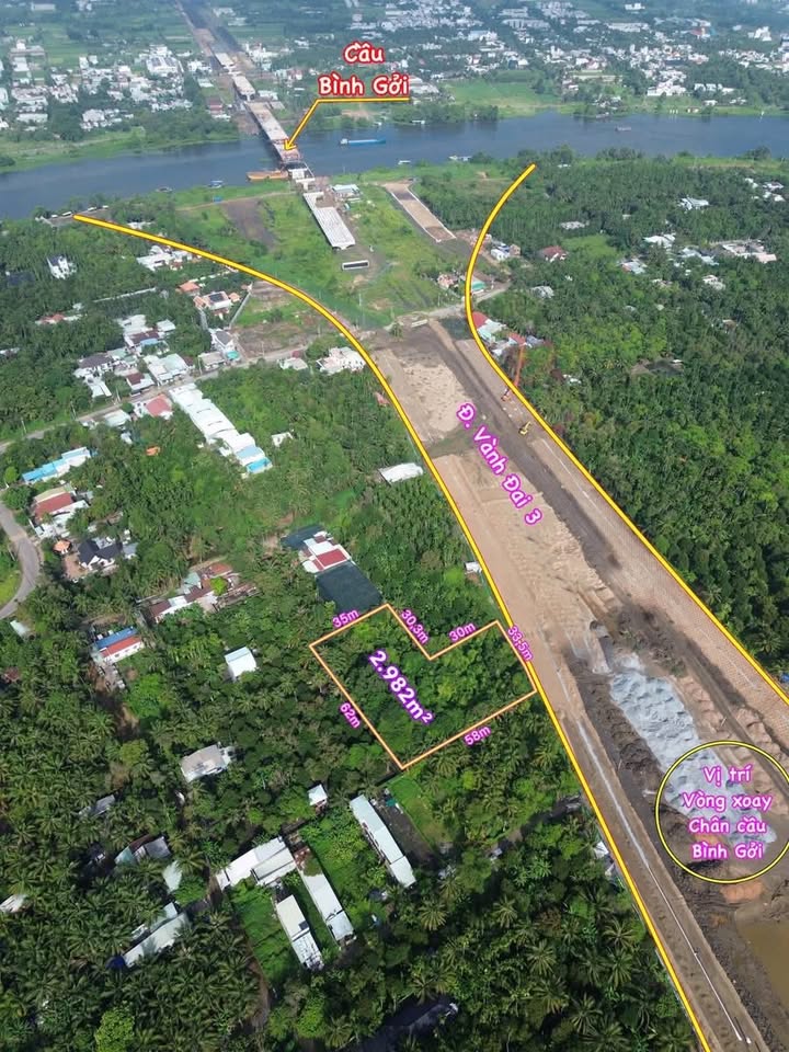 Đất nền đầu tư Vành đai 3 Thuận An 4673m² - Vị trí đắc địa gần cầu Bình Gởi