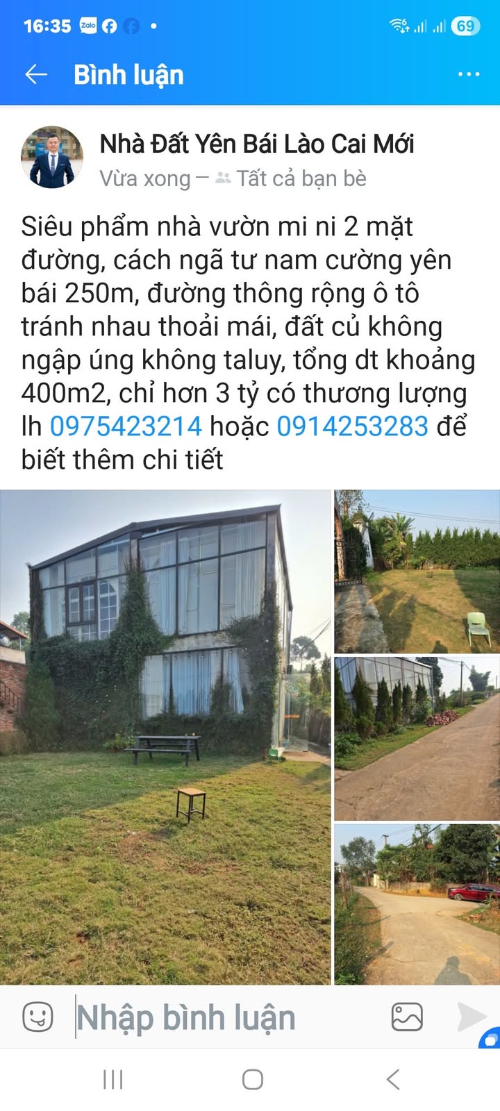 Đất nền nhà vườn Nam Cường Yên Bái 400m² giá 3 tỷ - Đường ô tô tránh nhau thoải mái!