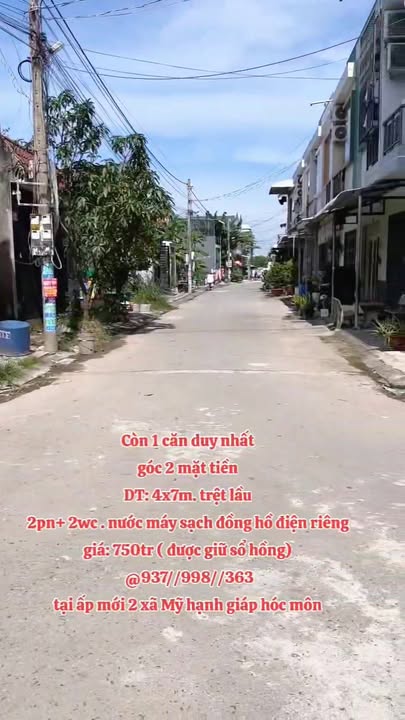 FrontHouse Ấp Mới, Xã Mỹ Hạnh Nam 28m² - Căn góc 2 mặt tiền giá thỏa thuận!