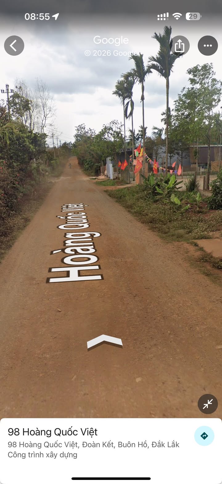 Đất thổ cư 900m² hẻm cấp 1 Hoàng Quốc Việt giá 2.16 tỷ - Cơ hội đầu tư tuyệt vời!