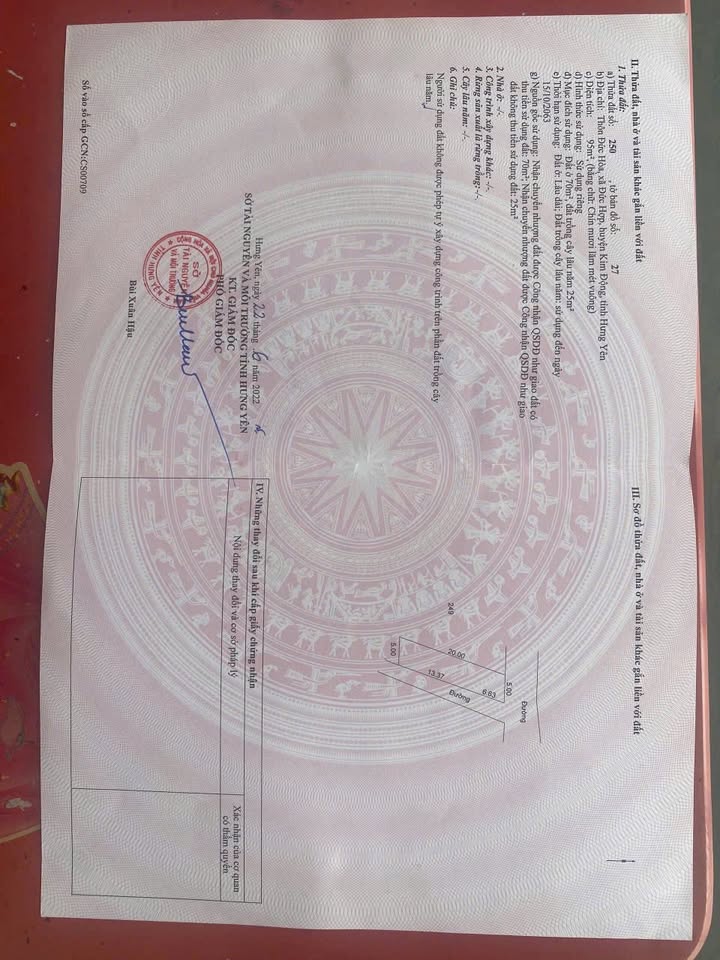 Đất nền lô góc tại xã Đức Hợp, huyện Kim Động, 95m² giá 2 tỷ - Cơ hội đầu tư sinh lời!