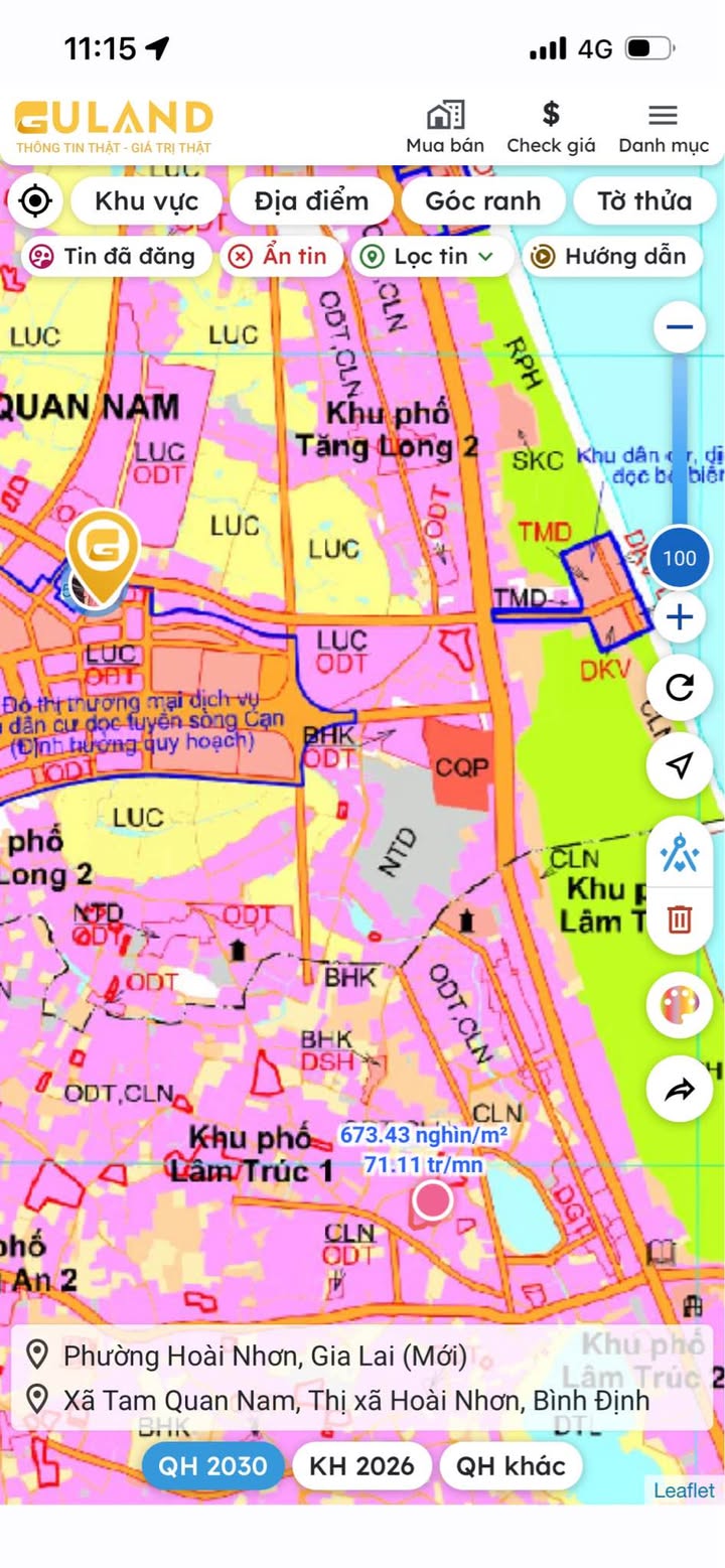 Đất nền KDC Sao Đêm - Tuy Phước, Bình Định 114m² - Cơ hội đầu tư vàng!