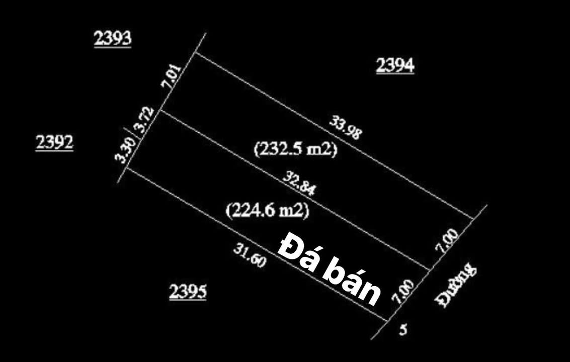 Đất thổ cư Hưng Yên Nam 232.5m² giá chỉ 2 tỷ - Cơ hội đầu tư hấp dẫn!