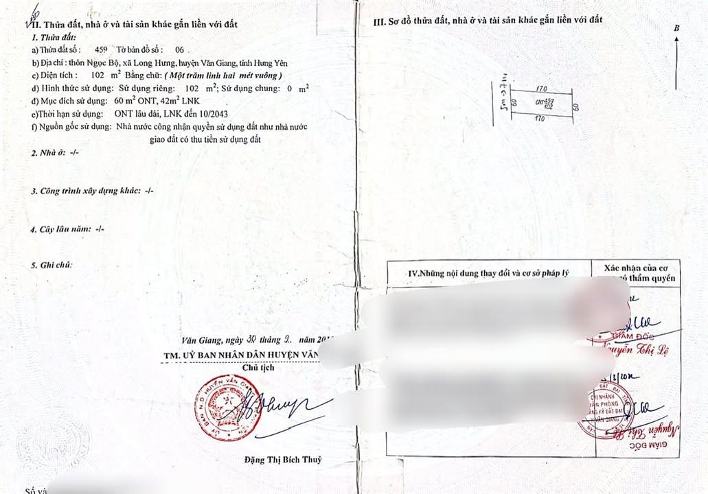 Bán đất 102m² tại Nghĩa Trụ, Văn Giang - Vị trí vàng sát Đại học Bách Khoa!