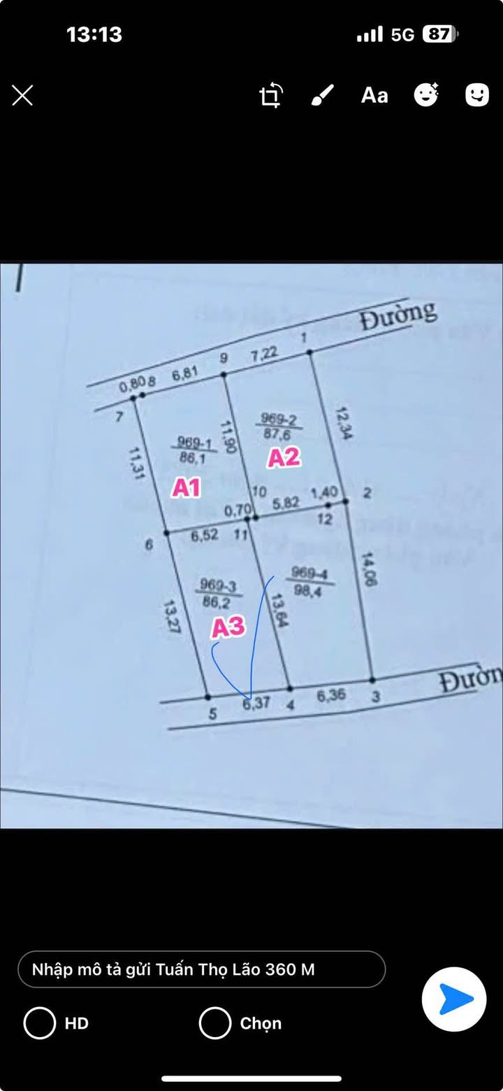 Đất thổ cư Thọ Lão, Mê Linh 80m² giá chưa đến 2 tỷ - Cơ hội đầu tư hấp dẫn!