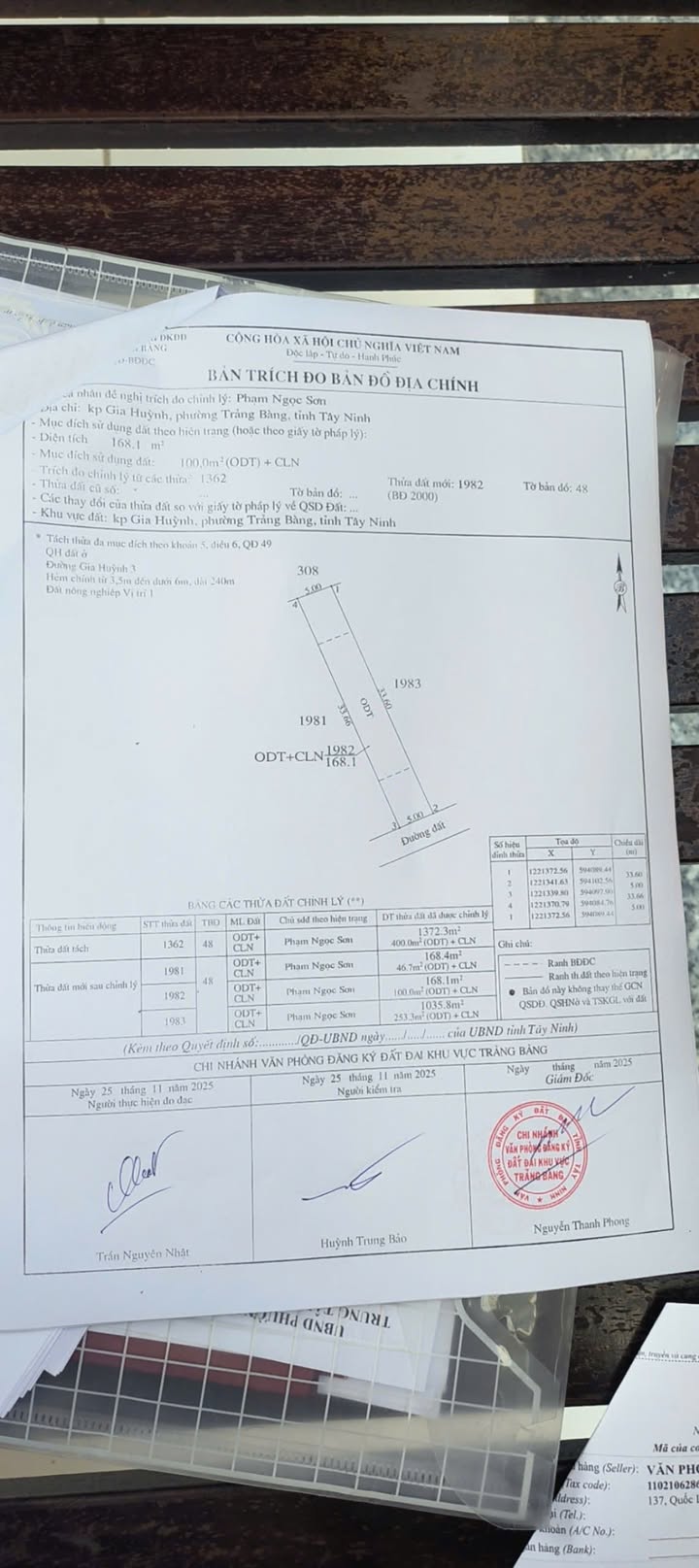 Đất thổ cư 170m² tại kp Gia Huỳnh, Trảng Bàng - Giá chỉ 800 triệu!