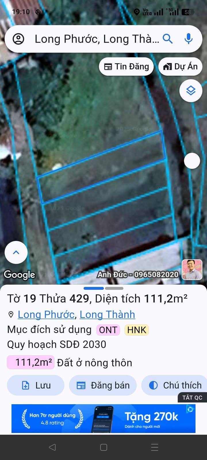 Đất nền Bà Ký, Long Phước, 111m² giá 1.3 tỷ - Đầu tư sinh lời ngay!