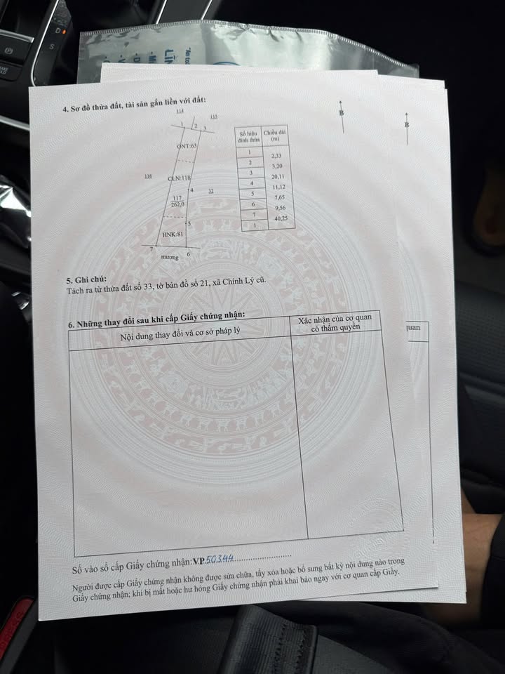 Đất nền thôn 5, xã Chất Bình, 262m² - Gần trường học và cụm cảng Yên Lệnh!