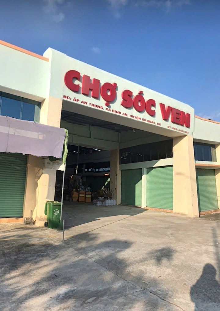 Đất nền góc KDC Chợ Mới Sóc Ven 143m² giá 3.2 tỷ - Sổ hồng đầy đủ, hai mặt tiền đường lớn!