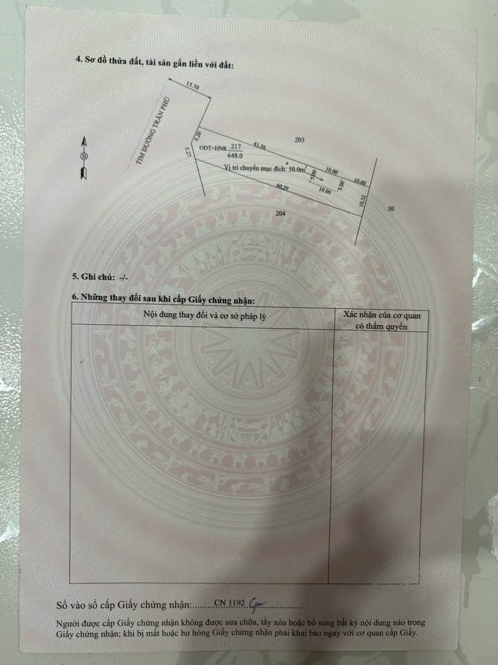 Bán gấp FrontHouse Trần Phú, Ninh Bình 1320m² - Giá chỉ 250 triệu/m2!