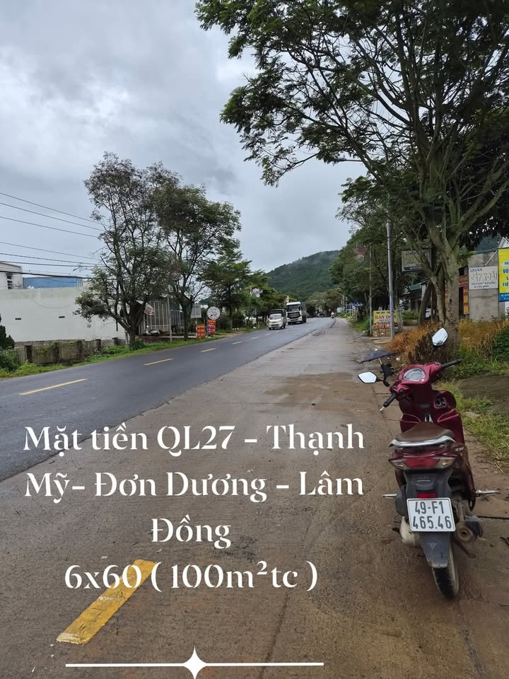 Lô đất mặt tiền Quốc lộ 27, Đơn Dương, 360m² giá 3.5 tỷ - Đầu tư sinh lời ngay!