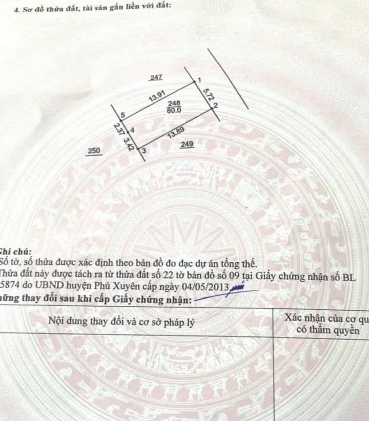 Đất nền Quang Lãng, Phú Xuyên 80m² - Dân cư đông đúc, sổ hồng chính chủ!