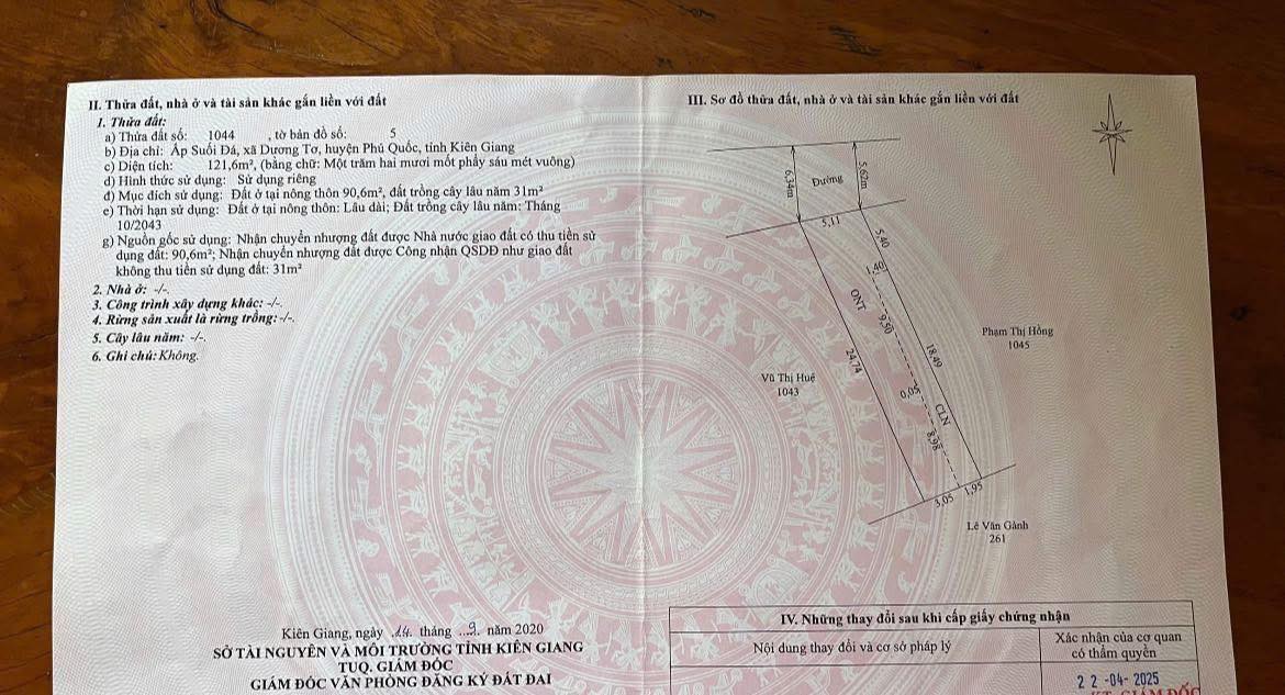 Đất mặt tiền Chùa Ông Suối Đá, Phú Quốc 90.6m² - Giá đầu tư hấp dẫn!