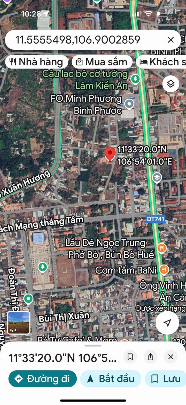 Đất thổ cư phường Tân Phú, TP. Đồng Xoài 158m², chỉ 7xx triệu - Cơ hội đầu tư tuyệt vời!