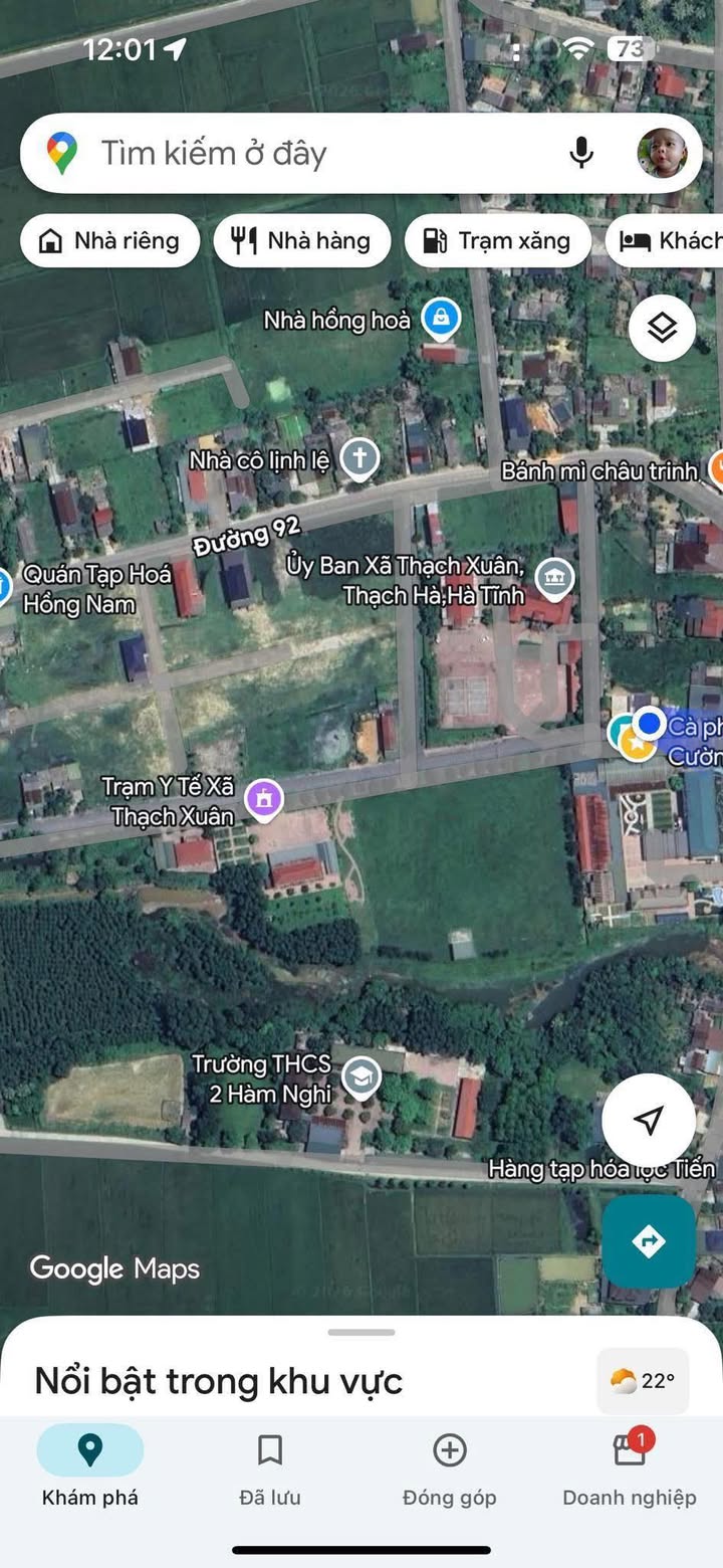 Đất nền chính chủ tại xã Thạch Xuân, huyện Thạch Hà 132m² giá 1.3 tỷ - Cơ hội đầu tư hấp dẫn!