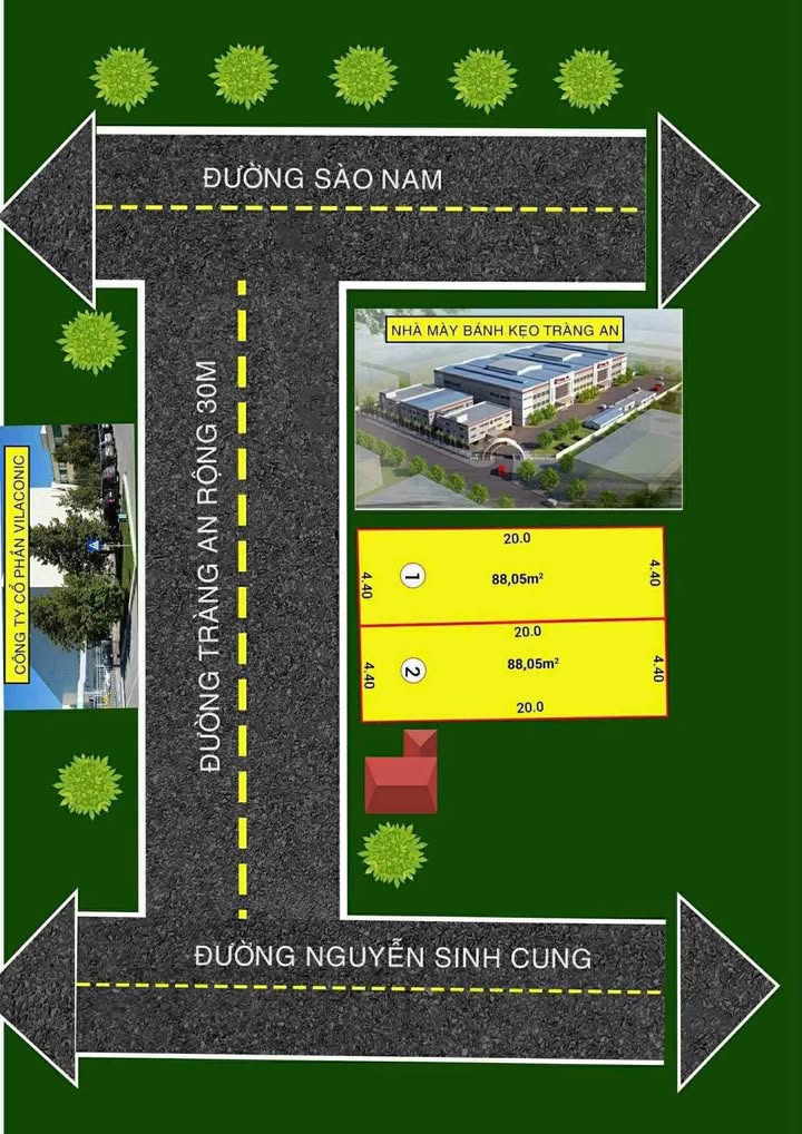 Đất nền 88m² Sào Nam, Cửa Lò - Giá chỉ 2 tỷ, vị trí đắc địa!