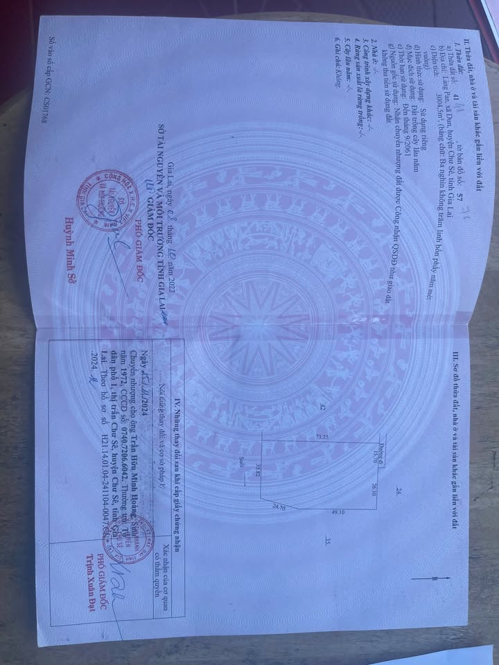 Đất nông nghiệp 3 sào tại Làng Ban, Xã Dun, Huyện Chư Sê - Giá 550 triệu, thương lượng nhẹ!