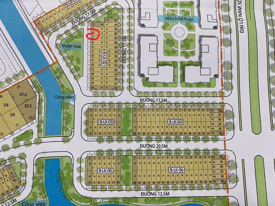 Đất nền Phường Hạc Thành 75m² giá 3.5 tỷ - Vị trí trung tâm hành chính mới