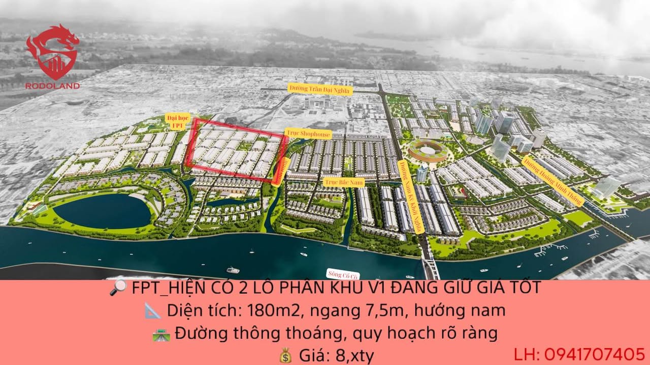 Đất nền V1, Phường Phước Mỹ, Đà Nẵng 180m² giá 8.x tỷ - Tiềm năng sinh lời cao!