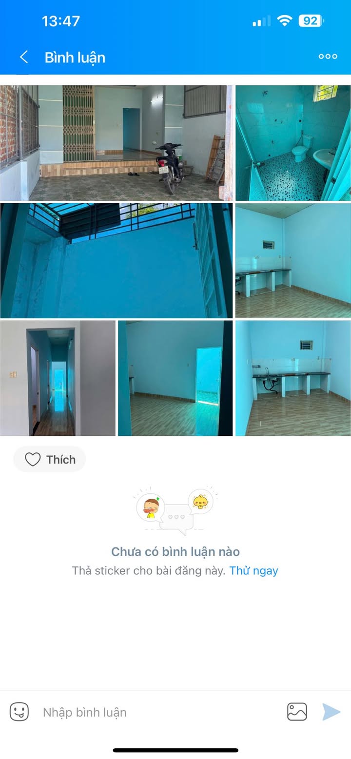 Nhà nguyên căn Tổ 14 Ngọc Thảo, Nha Trang 2PN giá 4 triệu/tháng - Không gian thoáng mát, sạch sẽ!