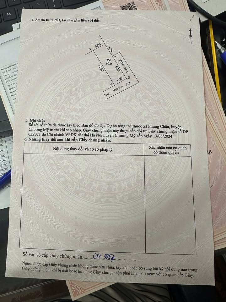 Nhà 4,5 tầng Phụng Châu 50m² giá 4 tỷ - Lô góc hai thoáng, ô tô đỗ cửa!