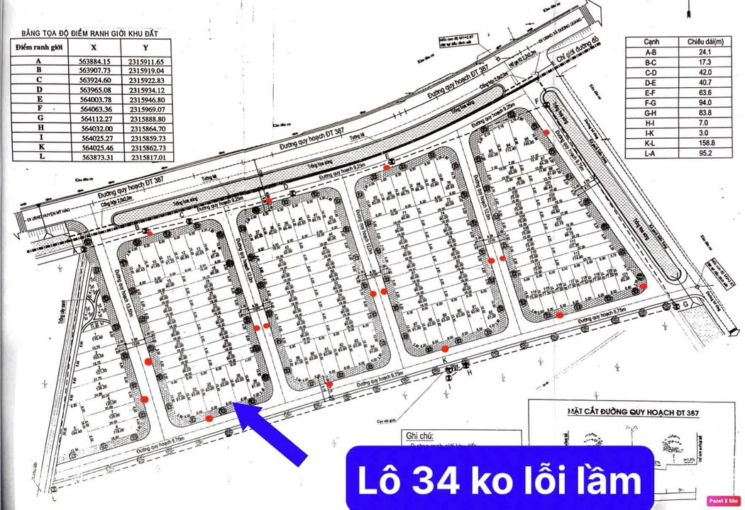 Đất nền LK34 khu giãn dân Dương Quang, Mỹ Hào 93m² giá chỉ 3.x tỷ - Đầu tư sinh lời ngay!