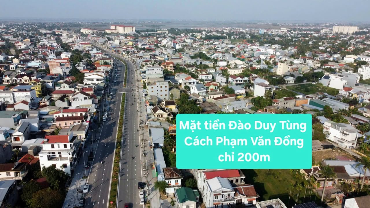 Bán mặt tiền Đào Duy Tùng, Huế 90m² giá 2.2 tỷ - Đường rộng ô tô tránh nhau!