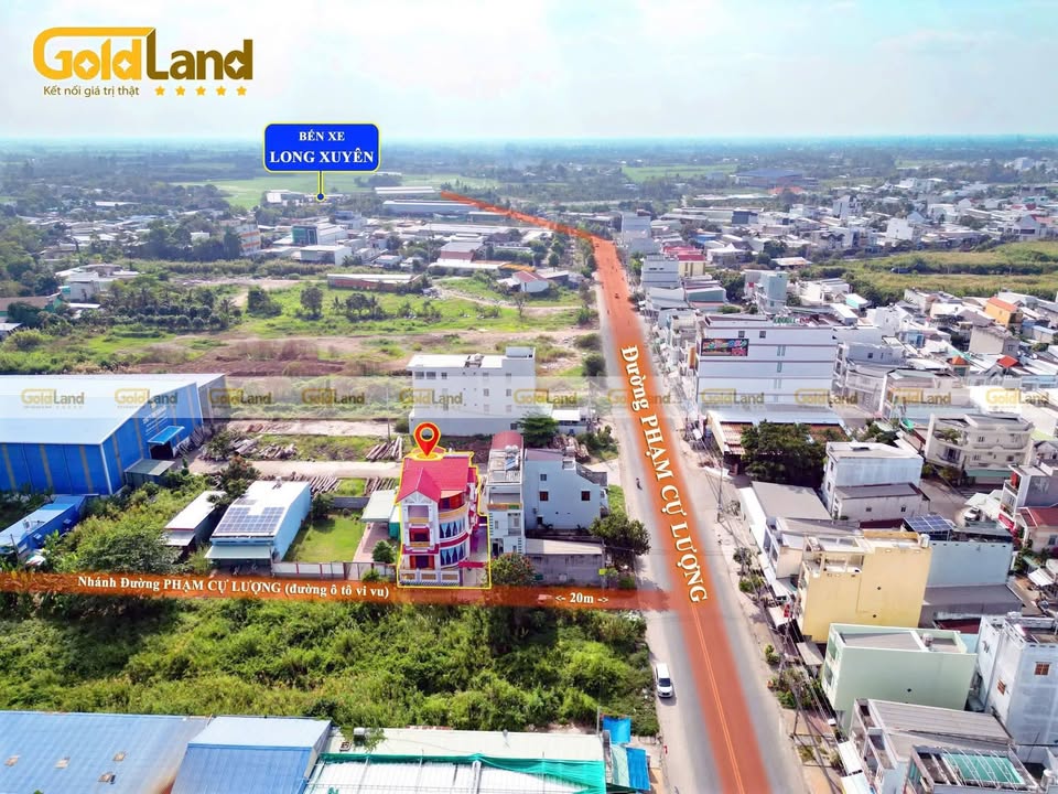 Biệt thự 2 tầng Phạm Cự Lượng Long Xuyên 301.5m² giá 15 tỷ - Sang trọng, tiện nghi hoàn hảo!