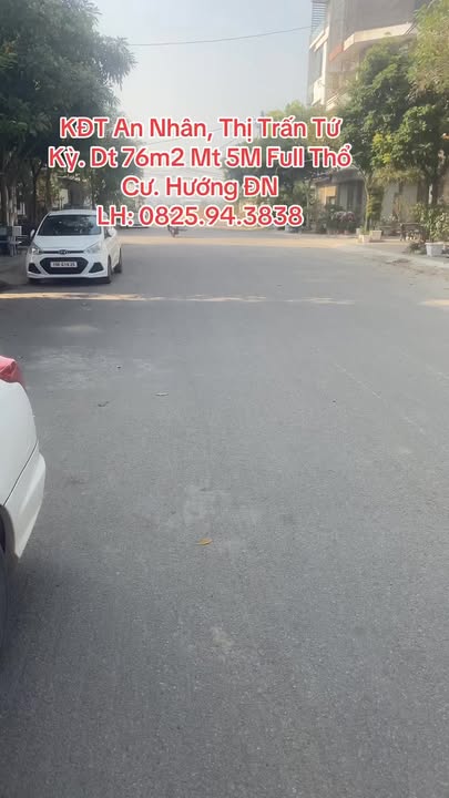 Đất nền KĐT An Nhân Tứ Kỳ 76m² giá 3.3 tỷ - Tiềm năng sinh lời cao!