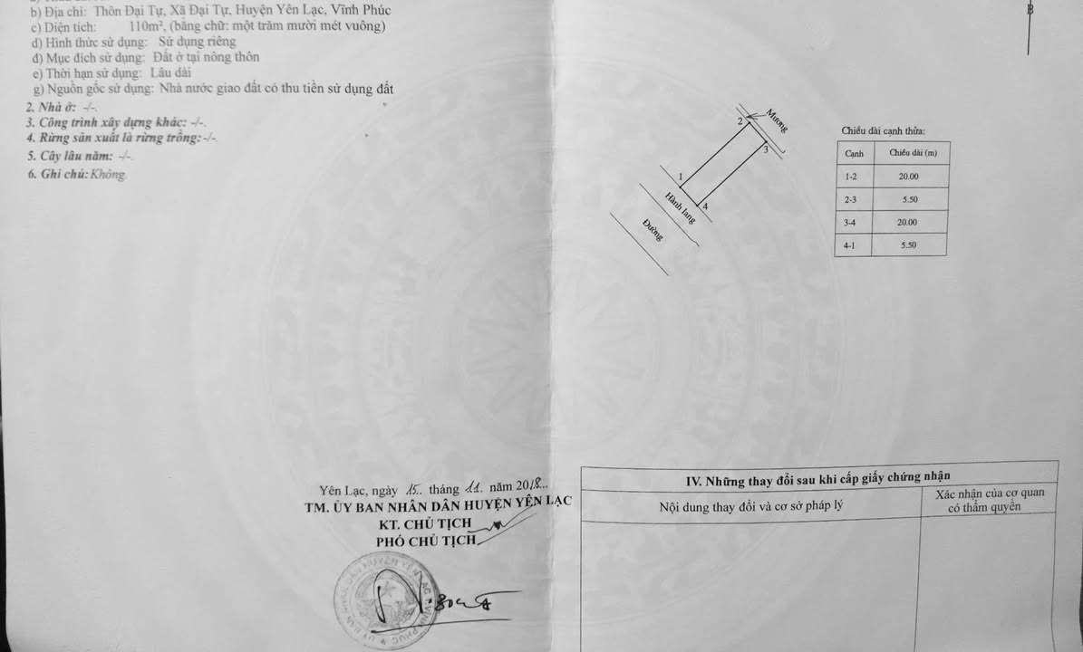 Đất nền giá tốt tại Yên Lạc 110m² - Kinh doanh ổn định ngay trục chính