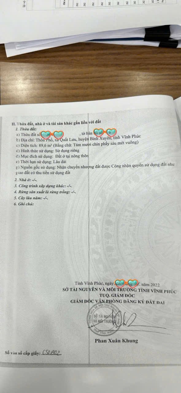 Lô đất 90m² giáp Big C Quất Lưu, Bình Xuyên - Đầu tư sinh lời ngay!