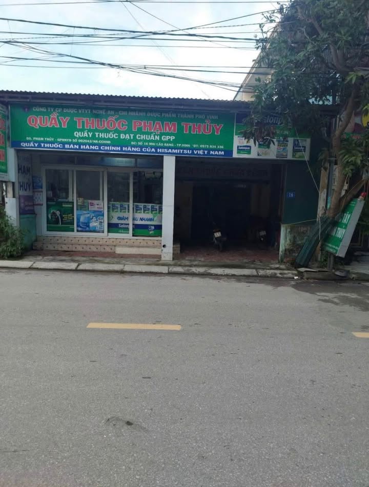 Đất kinh doanh mặt đường Mai Lão Bảng 201m² giá 12 tỷ - Tặng nhà cho thuê thuốc tây!