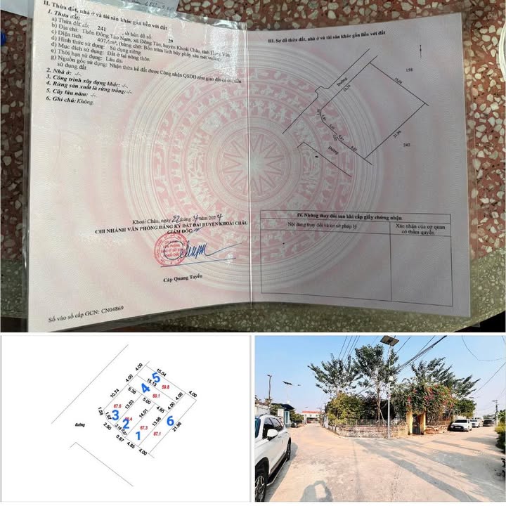 Đất nền Đông Tảo, Huyện Khoái Châu 60m² giá 2 tỷ - Đầu tư sinh lời ngay!