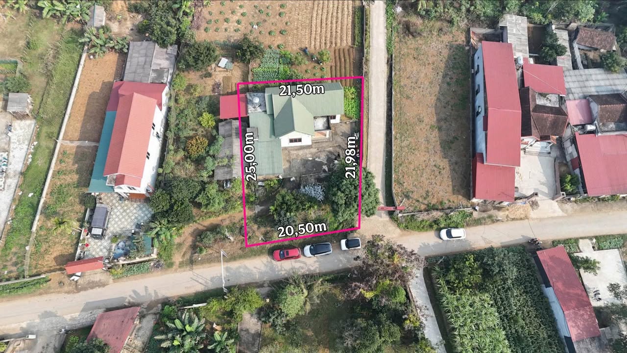 Bán đất mặt tiền 20,5m tại Sơn Tây 500m² - Pháp lý đầy đủ, phong thủy tốt!