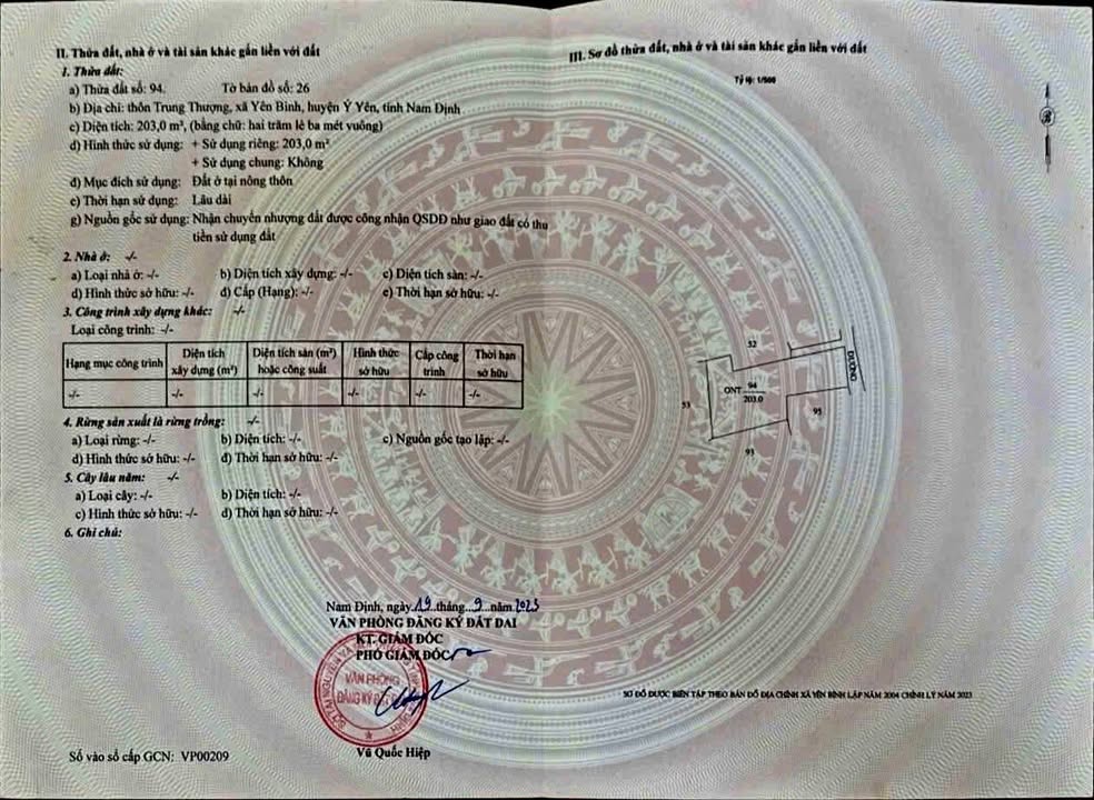 Đất thổ cư 302m² tại thôn Trung Thượng - Giá chỉ 700 triệu - Cơ hội đầu tư hấp dẫn!