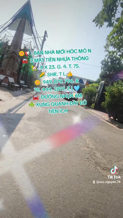 Nhà 2 mặt tiền Hóc Môn 92m² giá 4.75 tỷ - Đón Tết ngay!