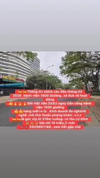 Đất mặt tiền DX82 Phú Thọ 319m² giá 6.06 tỷ - Đầu tư sinh lời ngay gần bệnh viện 1500 giường!