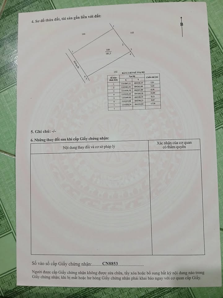 Đất nền 181m² tại Tân Hòa, Đồng Tháp - Sổ đỏ chính chủ, giá chỉ 300 triệu!