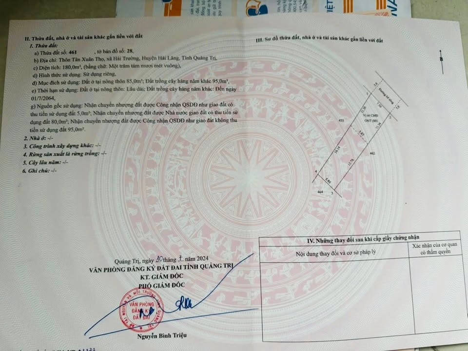 Đất nền Tân Xuân Thọ, Hải Lăng 342m² chỉ 650 triệu - Cơ hội đầu tư hấp dẫn!