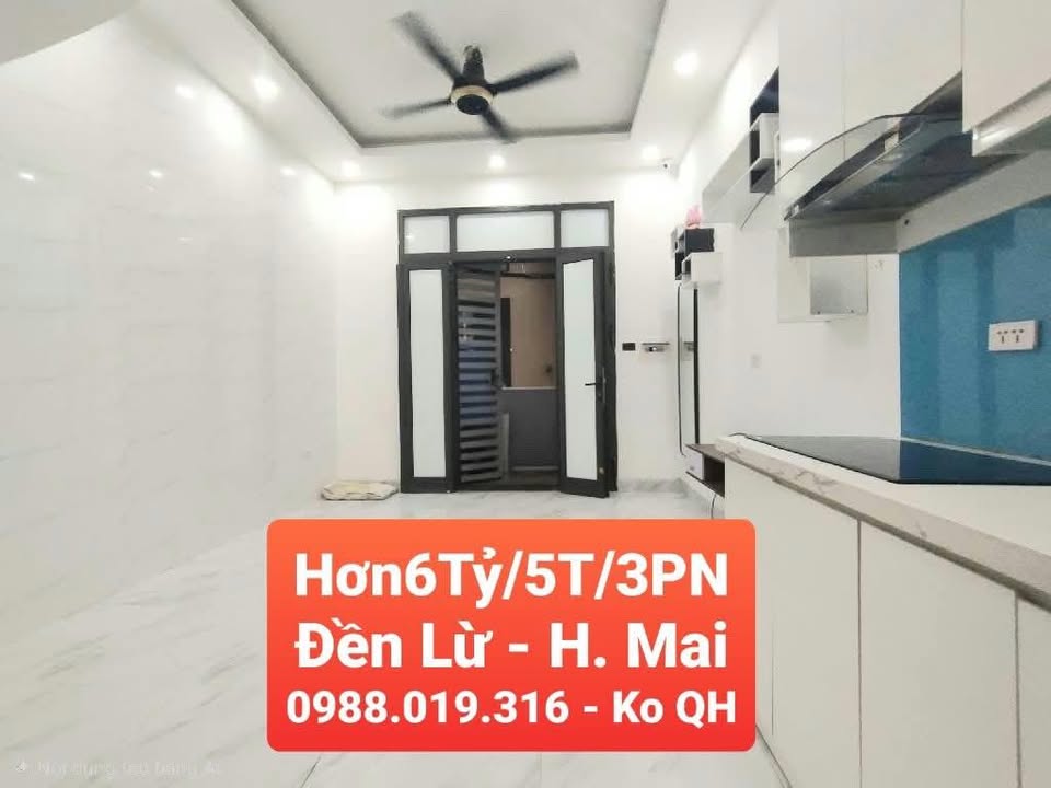Nhà riêng Đền Lừ, Hoàng Mai 29m² giá 6 tỷ - Thiết kế 5 tầng hiện đại!