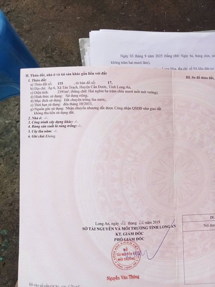 Đất nông nghiệp 2300m² tại Đường ĐT 830, Cần Đước - Giá 2.6 tỷ, đầu tư sinh lời!